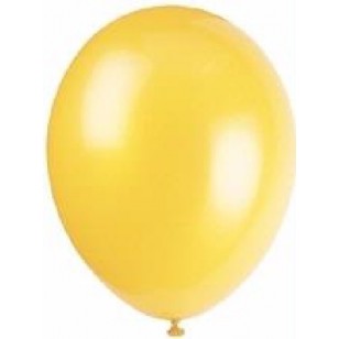 Lemon Yellow Latex Balloons x10